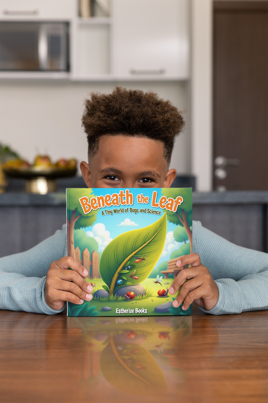Beneath The Leaf - A Tiny World of Bugs and Science: Explore the Hidden World of Insects, Microhabitats, and Backyard Science in this 50 page picture ... homeschoolers, and STEM-based early learners.