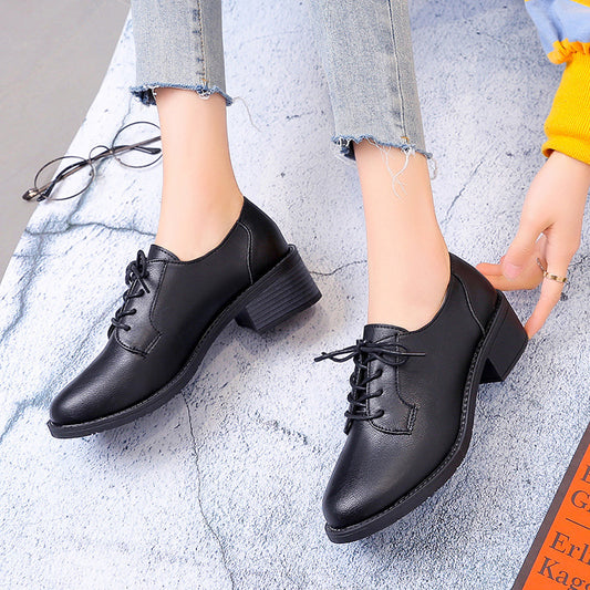 British Style Shoes For Women In Spring And Autumn