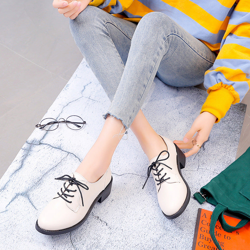 British Style Shoes For Women In Spring And Autumn