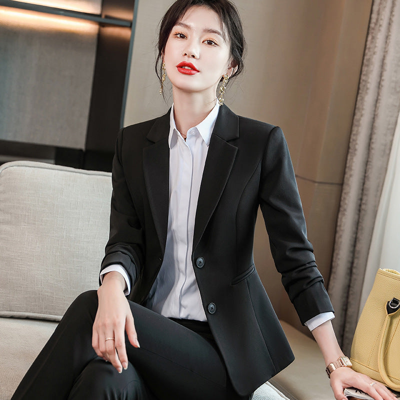 Interview Casual Professional Wear Women's Small Suit Suit Overalls