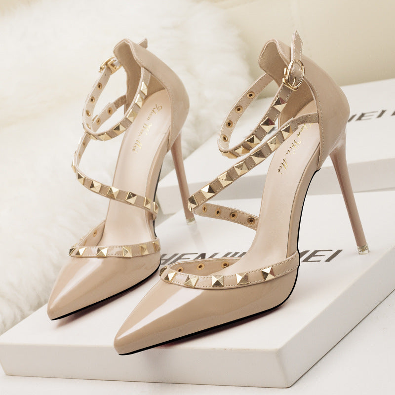 Women's Shallow Pointed Toe Stiletto High Heels
