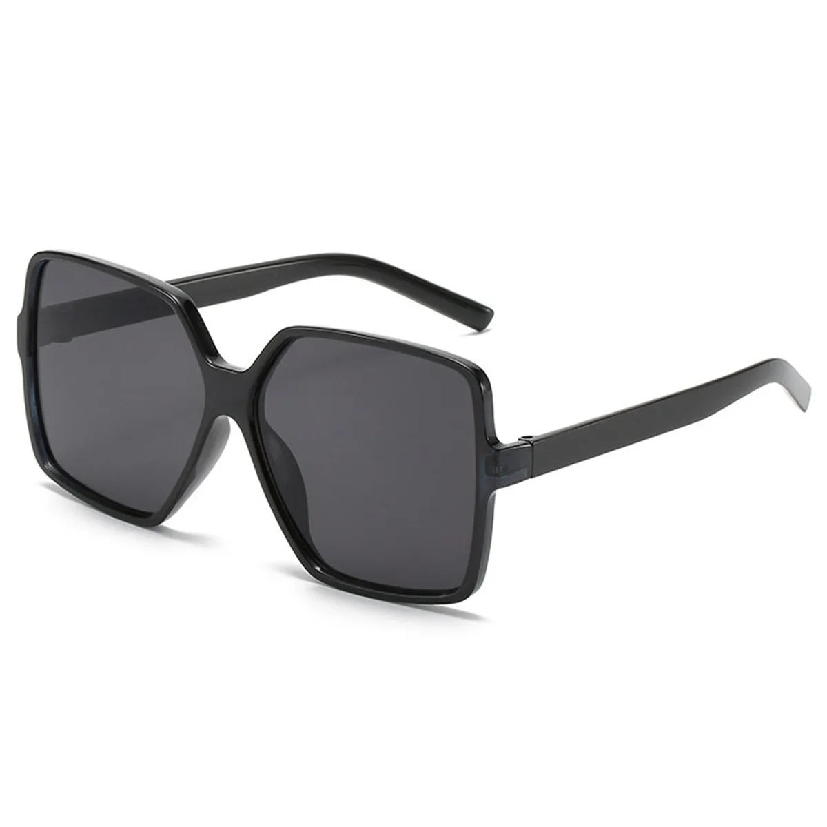 European and American Cross-Border Large Square Frame Rimless One-Piece Lens Sunglasses Protective Glasses