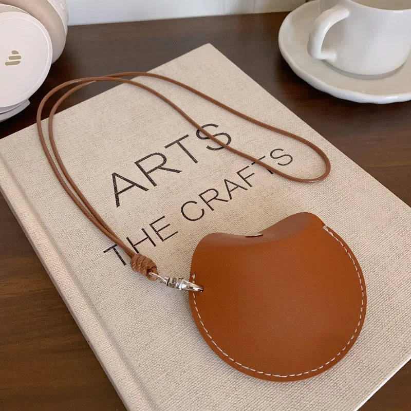 Neck Magnetic Multifunctional Leather Sunglasses Clip Necklace Women Outdoor Travel Portable Storage Hanging Rope Accessories