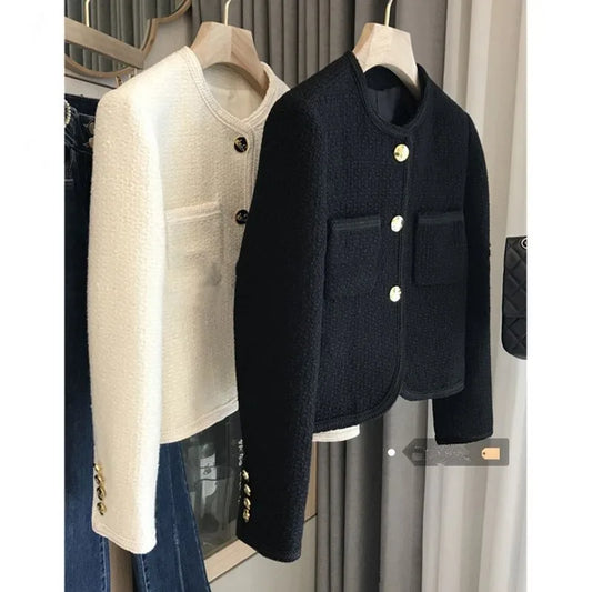Women Autumn Winter Simplicity Loose Solid Color O-neck Long Sleeve Coat Women Clothes Fashion Office Lady All-match Trend Tops