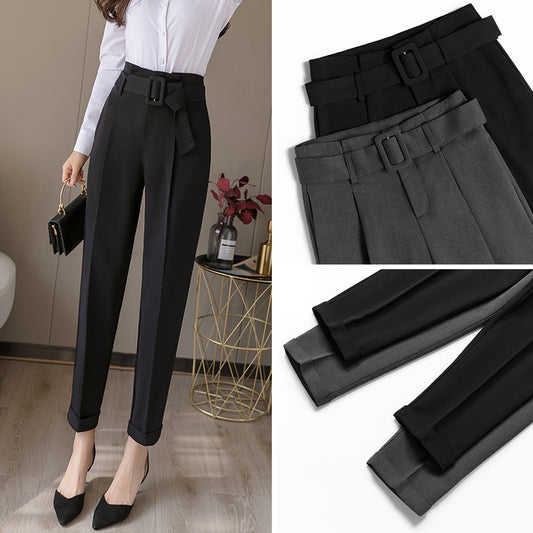 Suit Pants Loose Straight Tube Casual Slimming Pipe