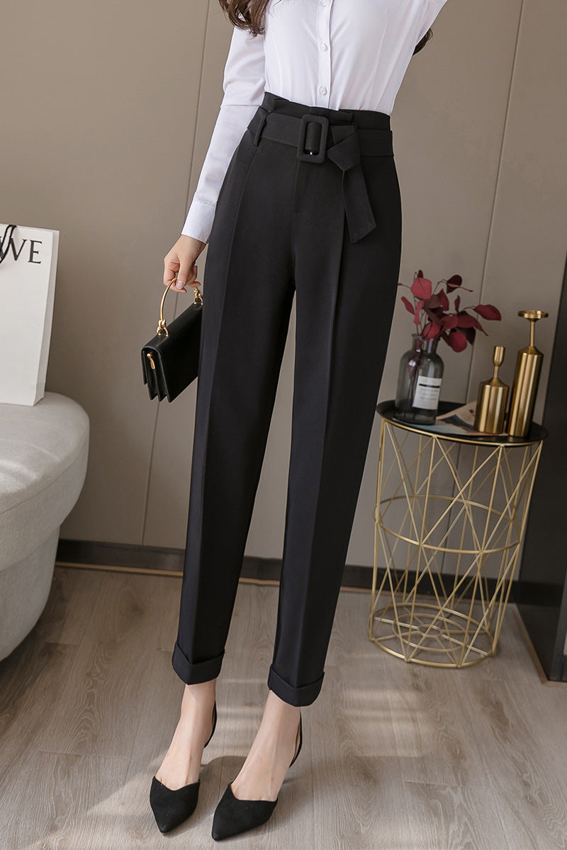 Suit Pants Loose Straight Tube Casual Slimming Pipe