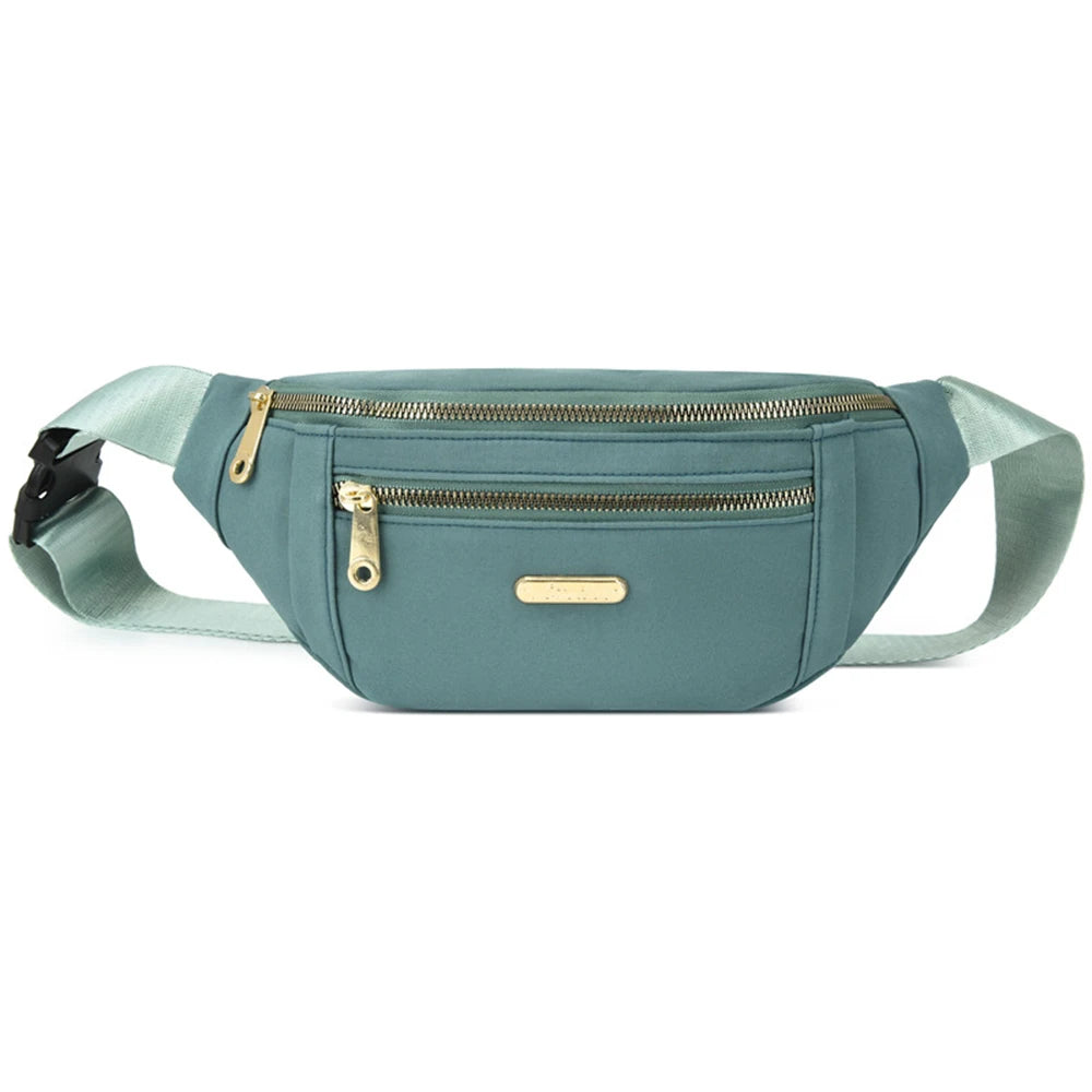 New Women Waist Bag Fanny Pack Zipper Oxford Chest Bags Female Money Pouch Travel Shoulder Purse Belly Pocket Hip Bum Portable