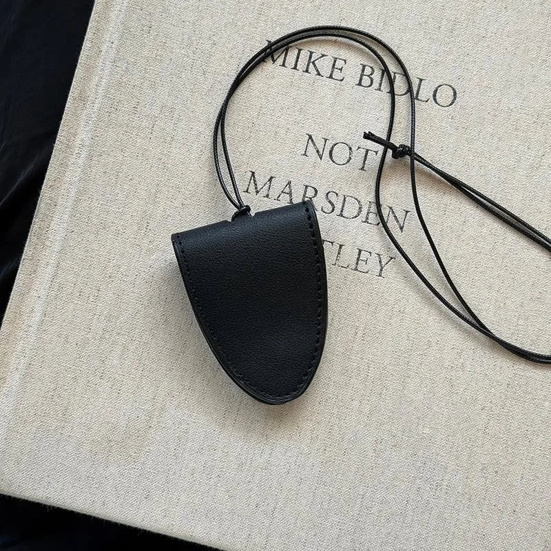 Neck Magnetic Multifunctional Leather Sunglasses Clip Necklace Women Outdoor Travel Portable Storage Hanging Rope Accessories
