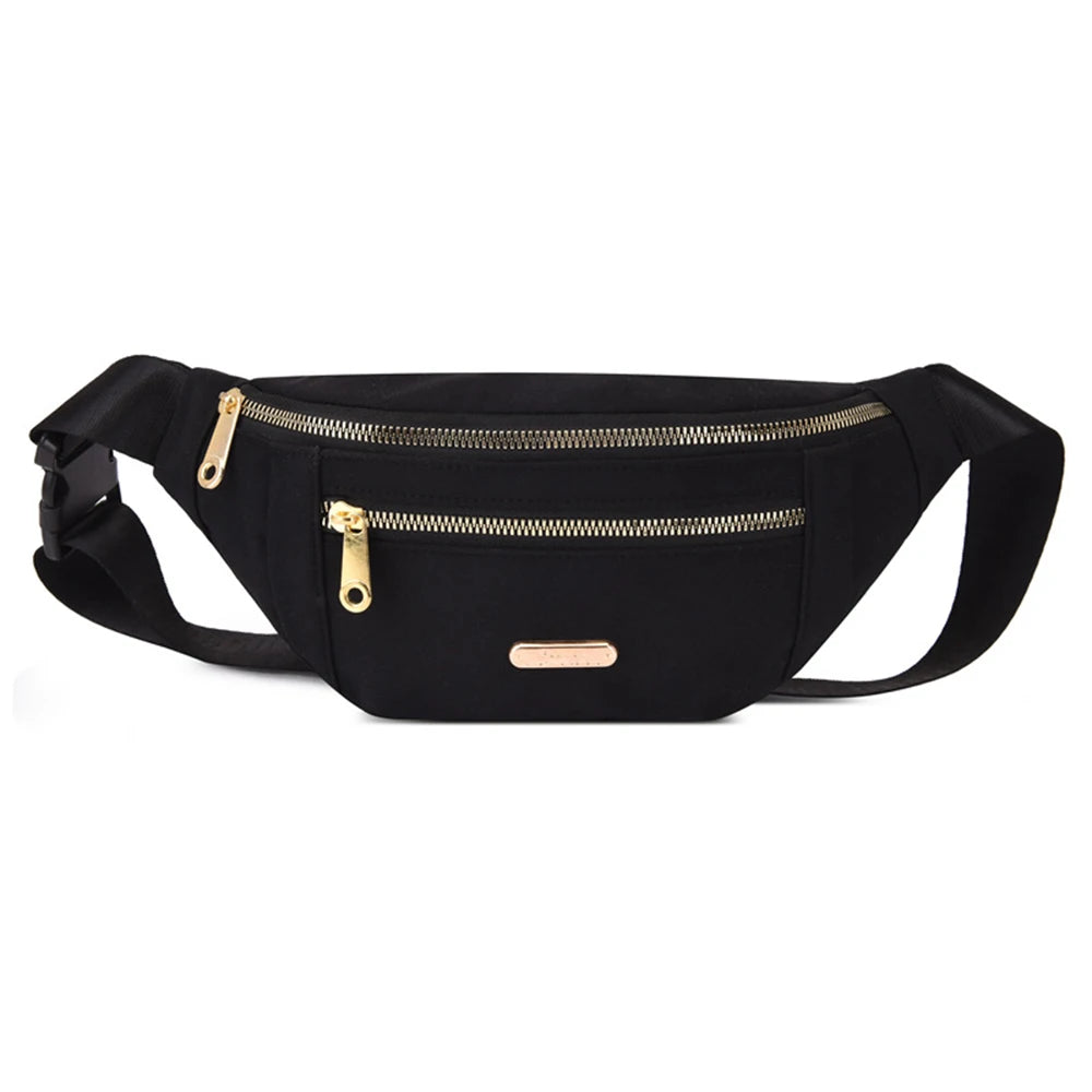 New Women Waist Bag Fanny Pack Zipper Oxford Chest Bags Female Money Pouch Travel Shoulder Purse Belly Pocket Hip Bum Portable