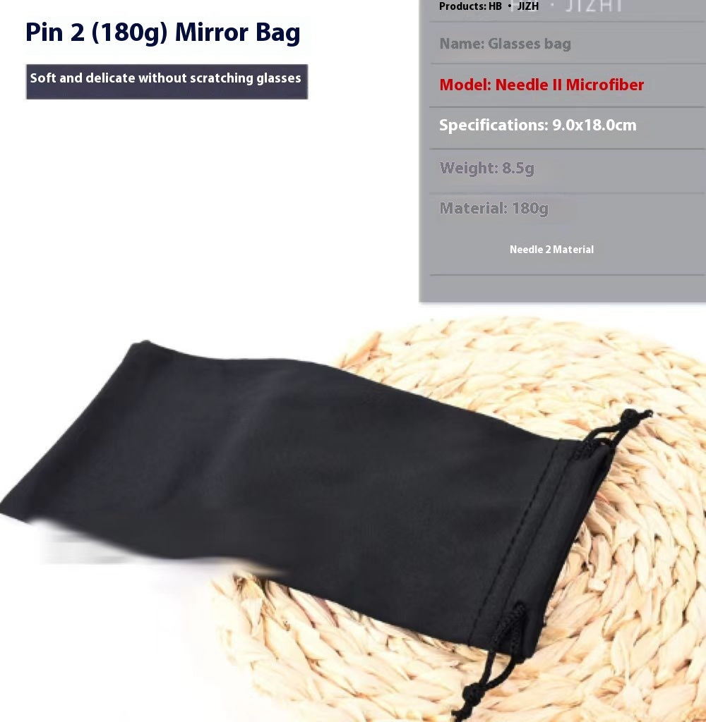 Large Sports Sunglasses Simple Zipper Creative Myopia Eye Case