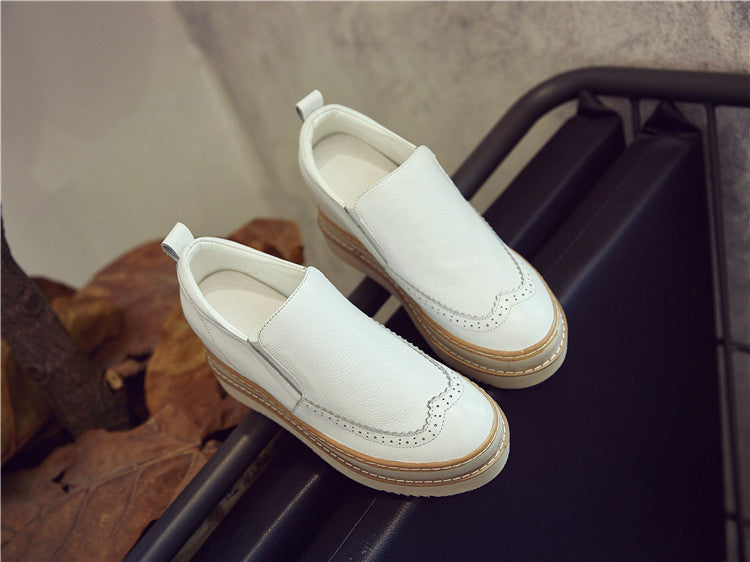 Little White Shoes Women's Platform New Fashion
