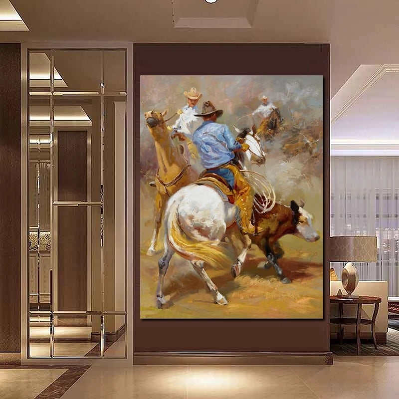 Canvas Painting Rustic Poster Printing Wall Art Picture