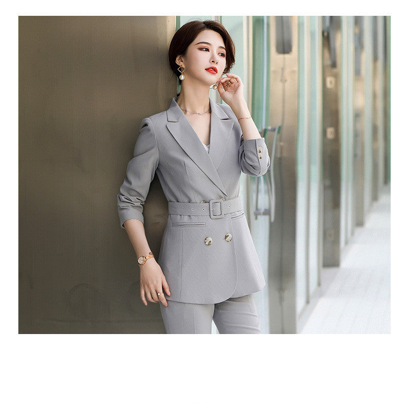 Large Size Mid Sleeve Ladies Suit Professional Suit Jacket