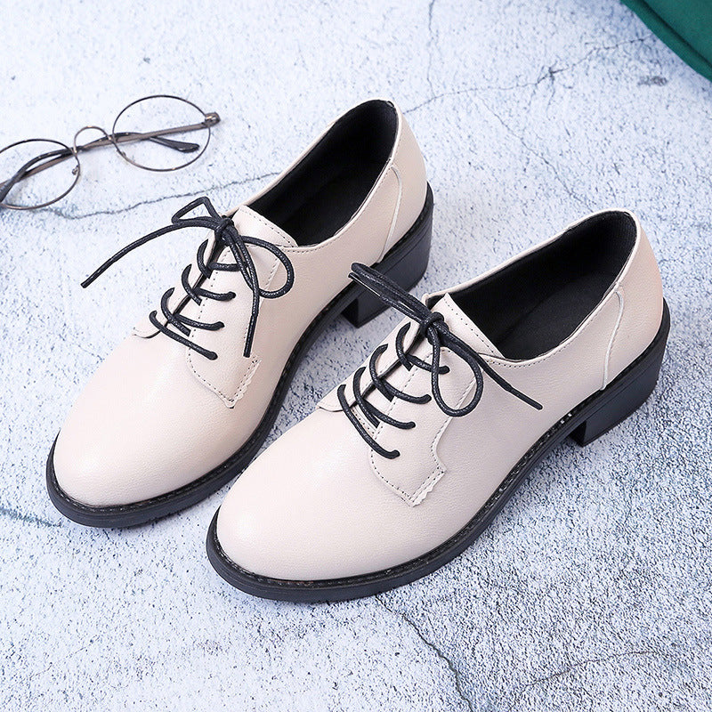 British Style Shoes For Women In Spring And Autumn
