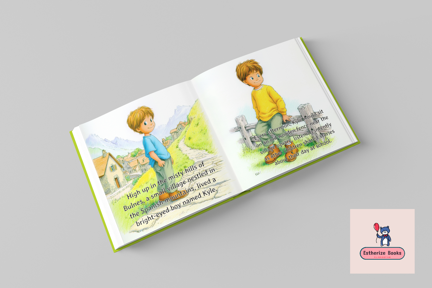 Kyle's Dream of Knowledge - Color Edition: Kyle's Journey from Dreamer to Teacher in the Spanish Mountains. 50 pages of child-friendly color picture stories for children of all ages.